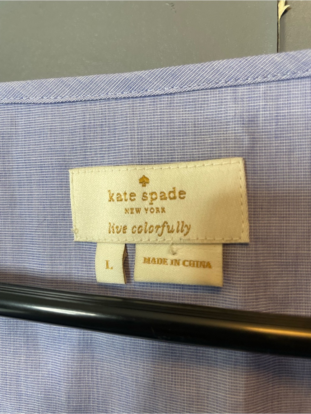 Kate Spade Daisy Embroidered Top Ruffle Blouse size large - Picture 6 of 12